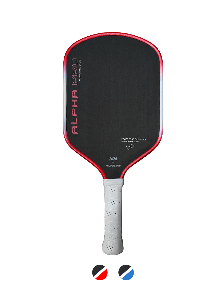 Alpha Pro Elongated Pickleball Paddle - Royal Blue / 14mm