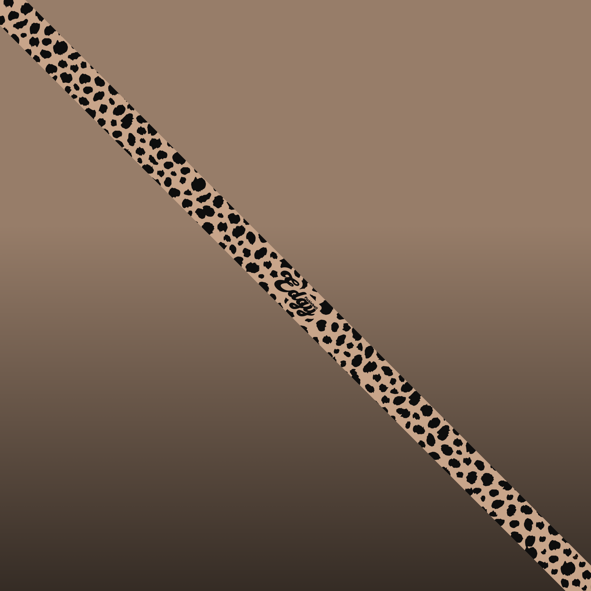 Edgy Cheetah Print edge tape pattern close-up