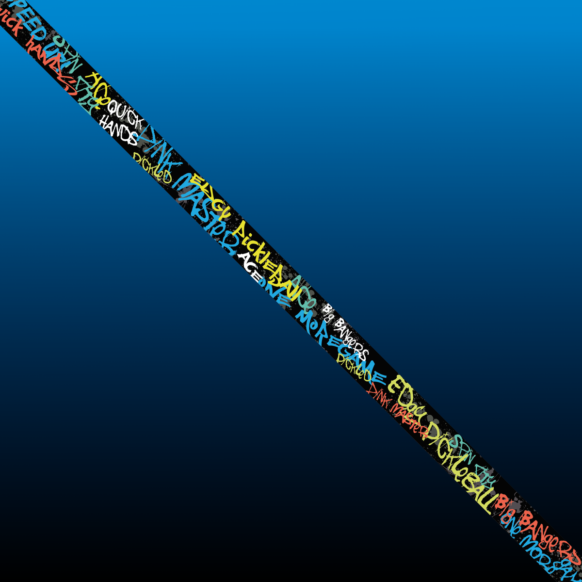 Edgy Graffiti edge tape pattern close-up