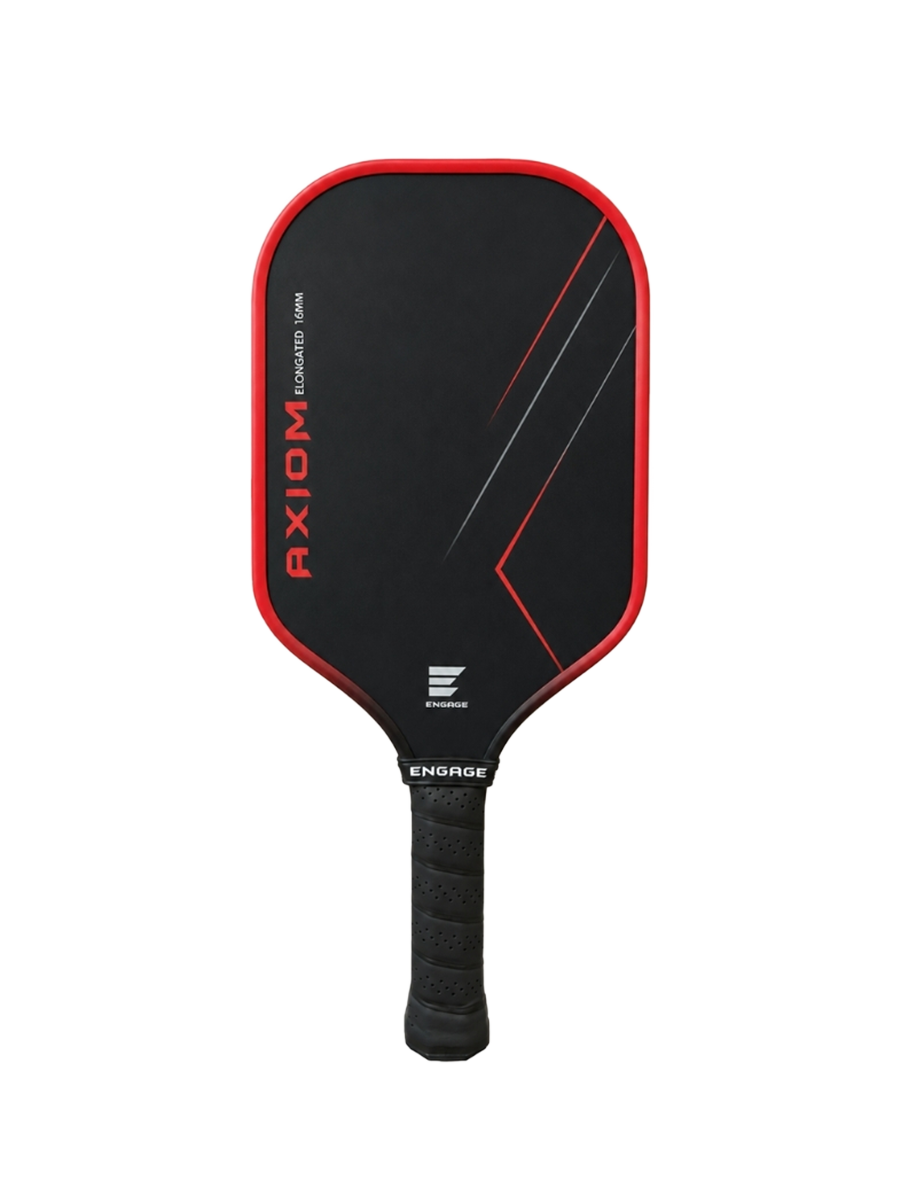 Engage Axiom Elongated 16mm pickleball paddle in Red Flare