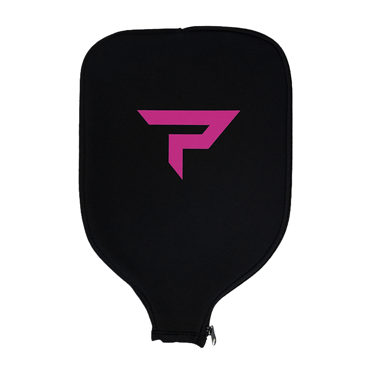 Paddletek paddle cover in black with pink logo