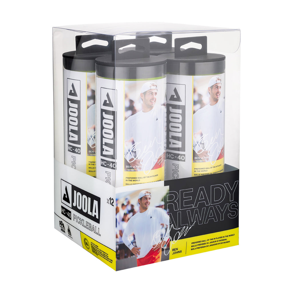 JOOLA HC-40 - Yellow - 12 Pack / 12 Pack