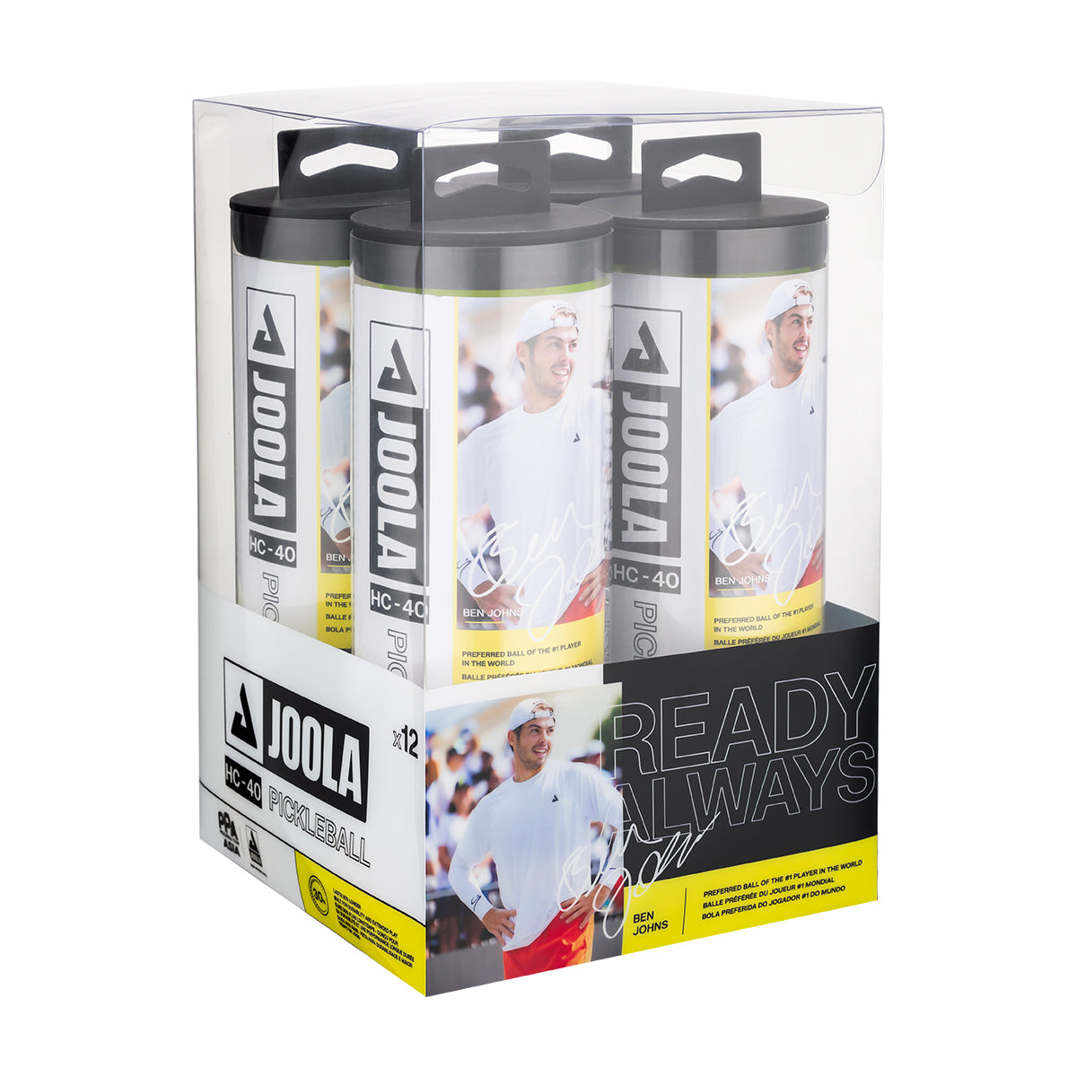 JOOLA HC-40 - Yellow - 12 Pack / 12 Pack