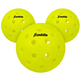 Franklin X-40 Outdoor Pickleballs - 3 Pack - Optic Yellow