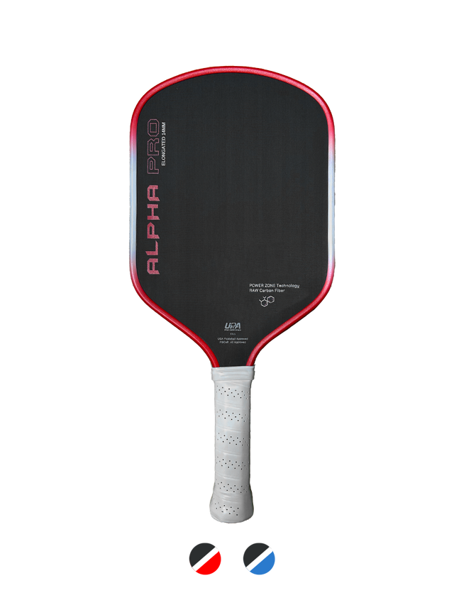 Alpha Pro Elongated Pickleball Paddle - Royal Blue / 14mm