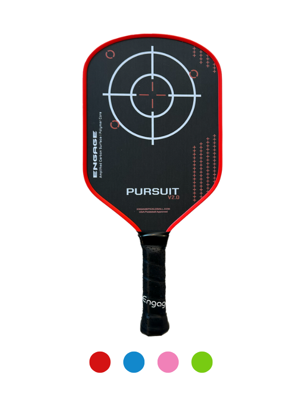 Pursuit V2.0 Pickleball Paddle - Crimson Red