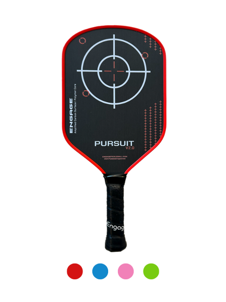 Pursuit V2.0 Pickleball Paddle - Crimson Red
