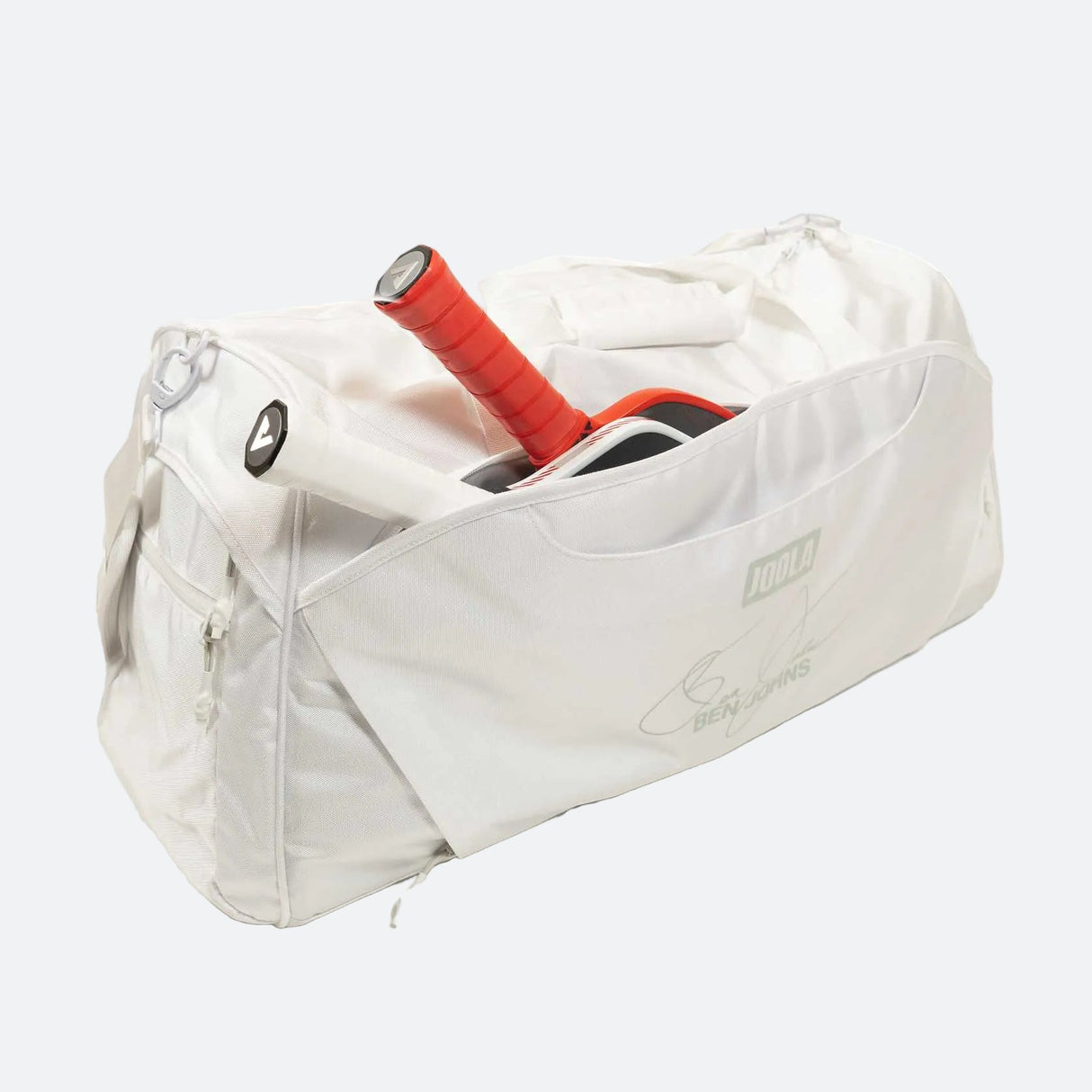 JOOLA Ben Johns Duffle Bag (White) - OSFA