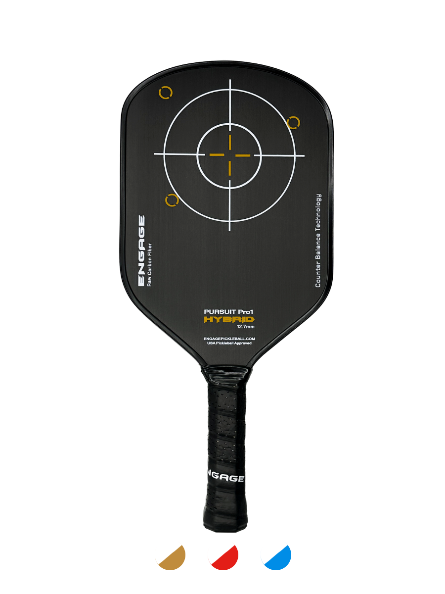 Pursuit Pro1 Hybrid Pickleball Paddle - Arctic Gold / 12.7mm