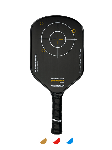 Pursuit Pro1 Hybrid Pickleball Paddle - Arctic Gold / 12.7mm