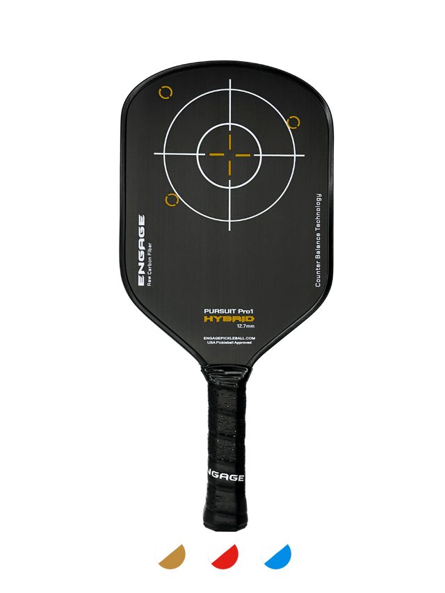 Pursuit Pro1 Hybrid Pickleball Paddle - Arctic Gold / 12.7mm