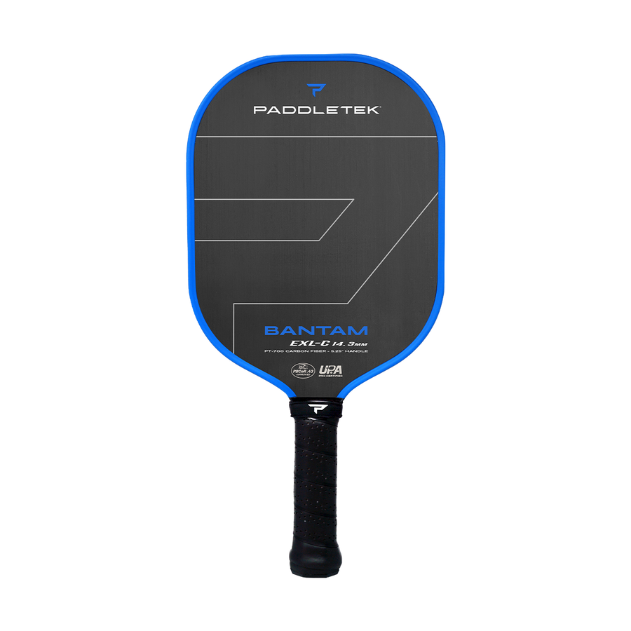 Paddletek Bantam EXL-C 14.3mm pickleball paddle in ocean blue