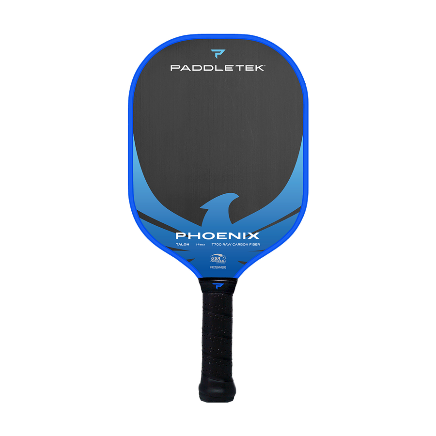 Paddletek Phoenix Talon 14mm pickleball paddle in blue