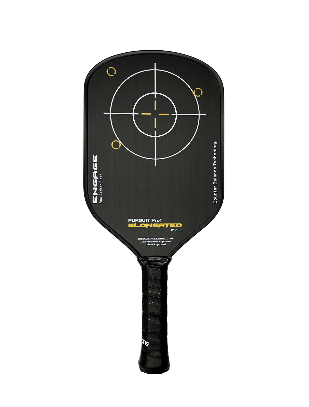 Pursuit Pro1 Elongated Pickleball Paddle - Fierce Red / 12.7mm