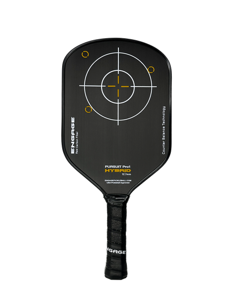 Pursuit Pro1 Hybrid Pickleball Paddle - Fierce Red / 12.7mm