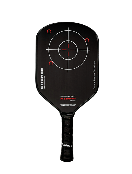 Pursuit Pro1 Hybrid Pickleball Paddle - Carbon Sky / 15.2mm
