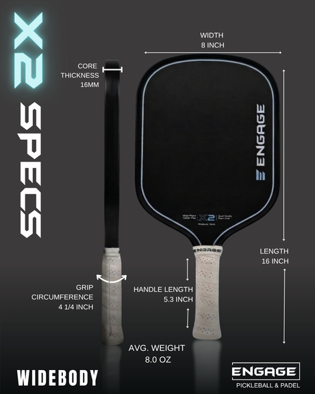 X2 Widebody Pickleball Paddle