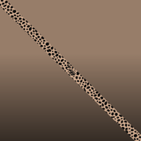 Edgy Cheetah Print edge tape pattern close-up