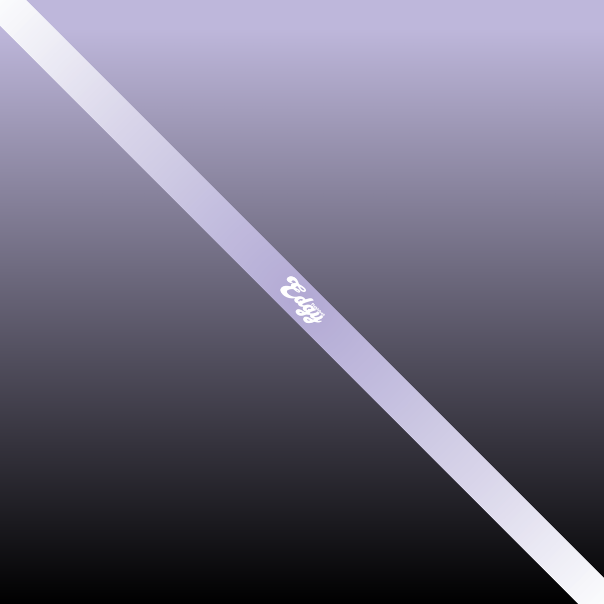Edgy Light Purple Gradient edge tape pattern close-up