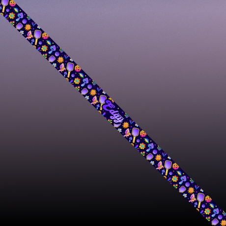 Edgy Psychedelic edge tape pattern close-up