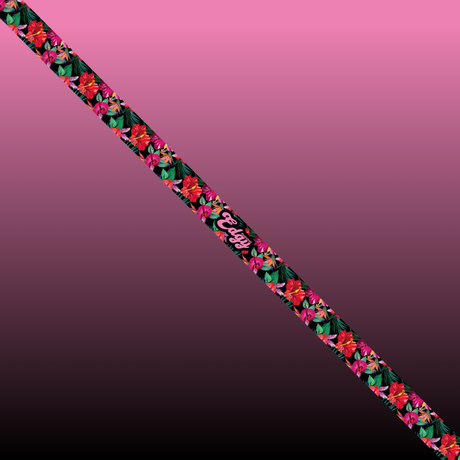 Edgy Realistic Floral edge tape pattern close-up