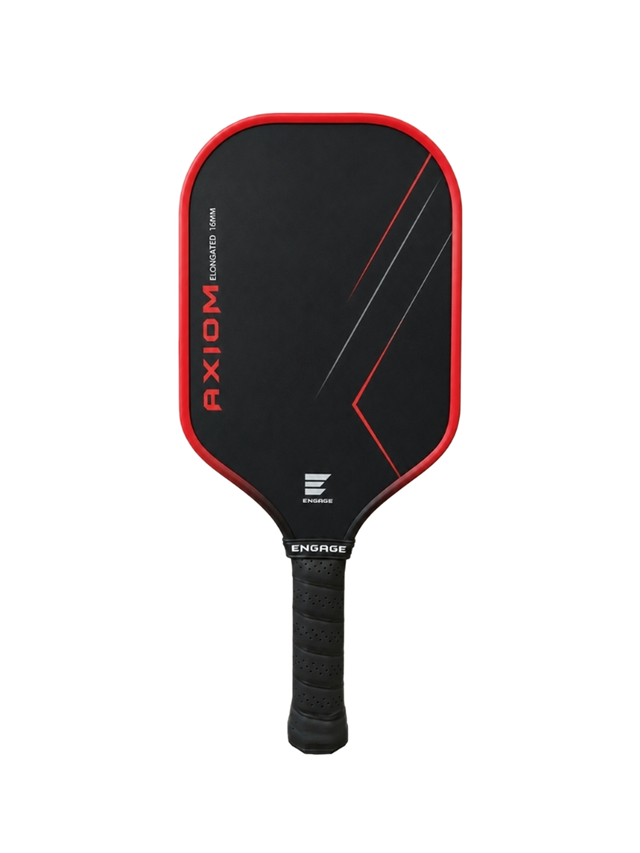 Engage Axiom Elongated 16mm pickleball paddle in Red Flare