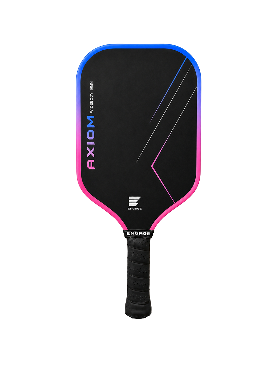 Engage Axiom Widebody 16mm pickleball paddle in Fusion Sunset