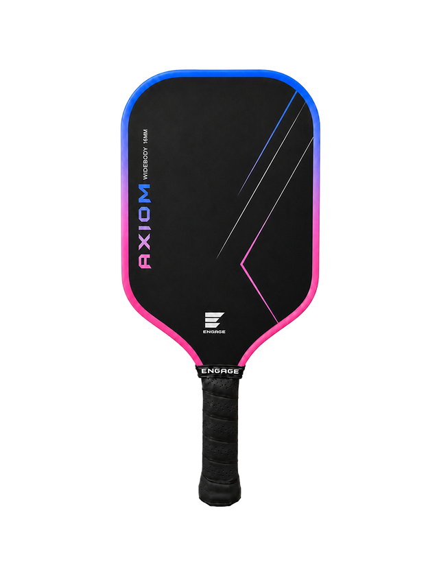 Engage Axiom Widebody 16mm pickleball paddle in Fusion Sunset