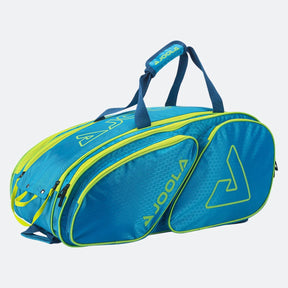 JOOLA Tour Elite Pro Pickleball Bag - Blue/Yellow & Navy/Yellow - Blue/Yellow