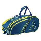 JOOLA Tour Elite Pro Pickleball Bag - Blue/Yellow & Navy/Yellow - Navy/Yellow