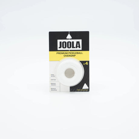 JOOLA Premium Overgrip White 4 Pack packaging