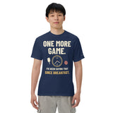 Model view of Since Breakfast Pickleball Tee in True Navy