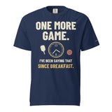 Full shirt view of Since Breakfast Pickleball Tee in True Navy
