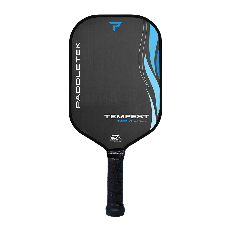 Paddletek Tempest TKO-C 14.3mm pickleball paddle in Riptide