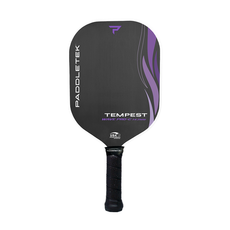 Paddletek Tempest Wave Pro-C 14.3mm pickleball paddle in Aurora
