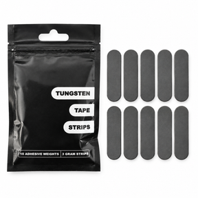 Ten WPS tungsten adhesive pickleball weight strips, 3g each