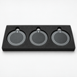 WPS weighted pickleball end caps marked 6g, 9g, and 12g in a foam holder