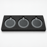 WPS weighted pickleball end caps marked 6g, 9g, and 12g in a foam holder